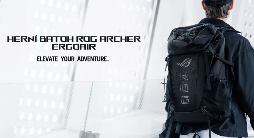 Batoh na notebook Asus ROG Archer ErgoAir Gaming Backpack BP3800 černý Batoh na notebook Asus ROG Archer ErgoAir Gaming Backpack BP3800 černý
