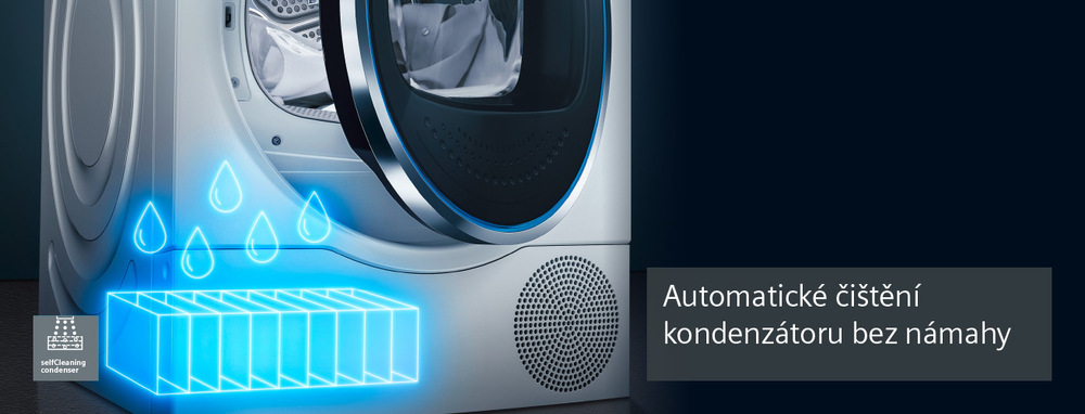 Sušička prádla Siemens iQ700 WQ46B2DNCS bílá Sušička prádla Siemens iQ700 WQ46B2DNCS bílá