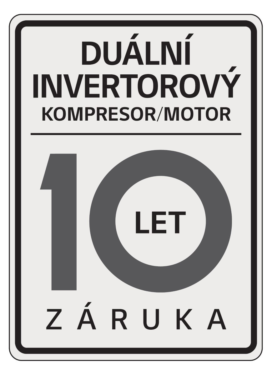 Výrobce na sušičku LG poskytuje 10letou záruku na kompresor