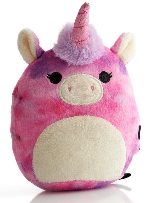 Přenosný reproduktor Lazerbuilt Squishmallows Lola růžový Přenosný reproduktor Lazerbuilt Squishmallows Lola z přední strany