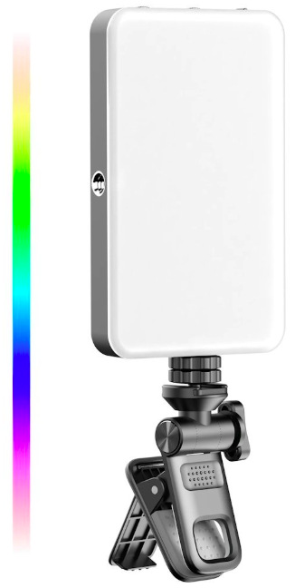 Rollei LUMIS Mini Creator RGB LED panel s RGB osvětlením, difuzorem a multi klipem pro uchycení