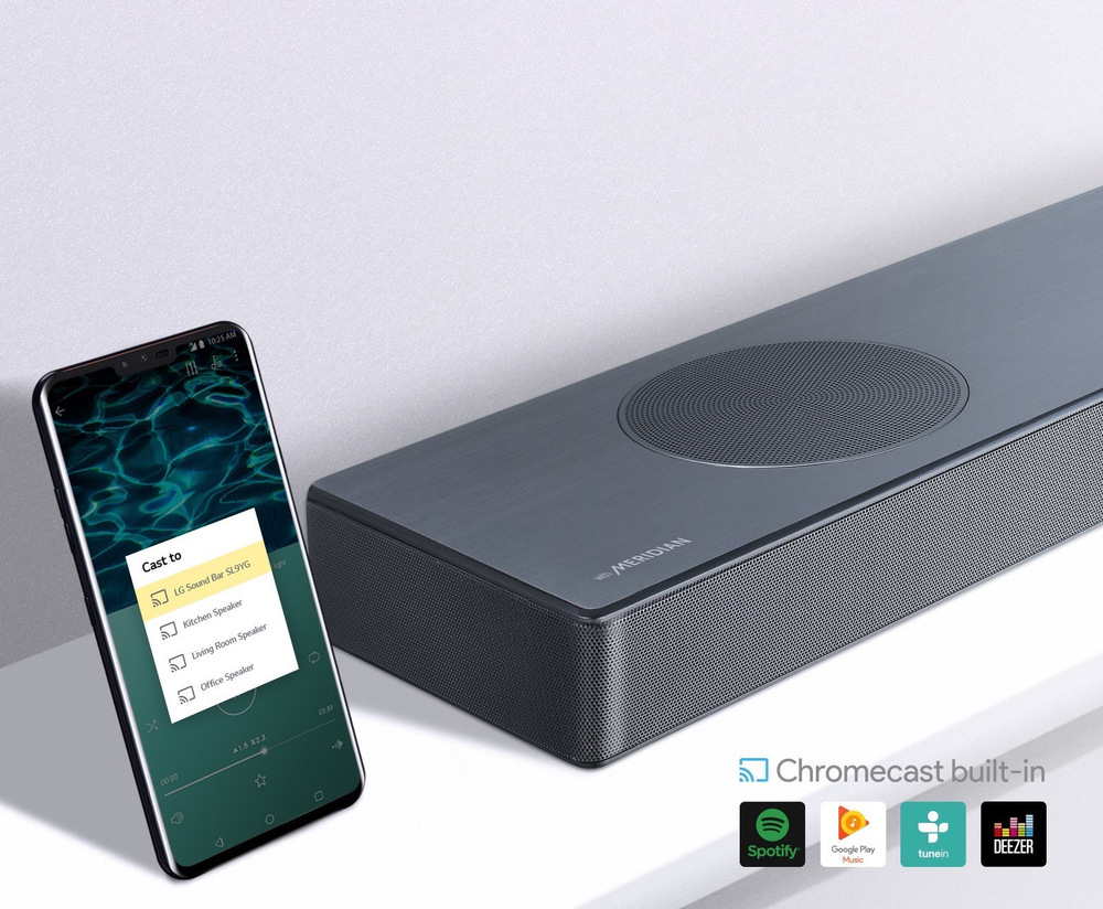 Soundbar LG SL9Y černý