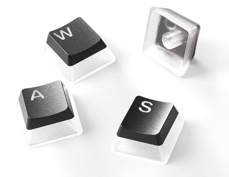 Klávesy SteelSeries PrismCAPS US černé
