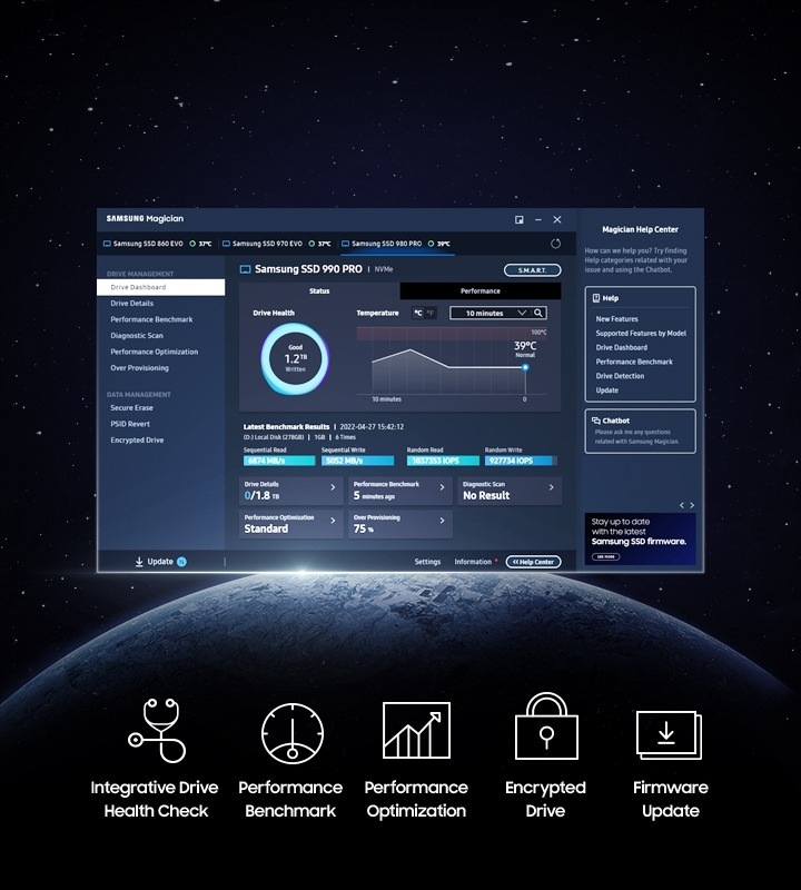 SSD Samsung 990 Pro 4TB (MZ-V9P4T0BW)