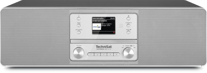 Internetový radiopřijímač s DAB+ Technisat DIGITRADIO 380 CD IR stříbrný TechniSat DIGITRADIO 380 CD IR, stříbrná