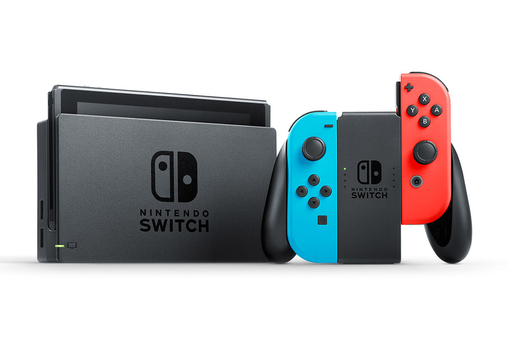 Herní konzole Nintendo Switch s Joy-Con červená/modrá