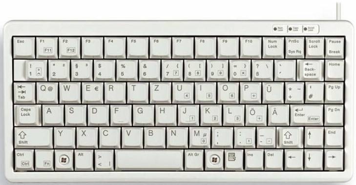 Klávesnice Cherry G84-4100, UK bílá