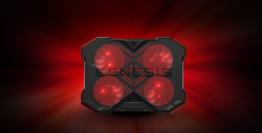 Chladící podložka pro NTB Genesis OXID 260, LED, pro 17,3" černá Genesis OXID 260 (NHG-2075)