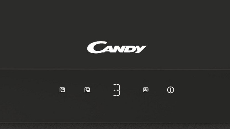 Odsavač par Candy CDG6CBG černý digestor_candy_CDG6CBG_ovladani