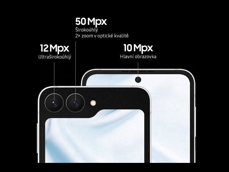 Mobilní telefon Samsung Galaxy Z Flip7 FE 5G 8 GB / 128 GB černý
