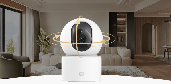 IP kamera Xiaomi Smart C302 bílá Xiaomi Smart C302 – demonstrace horizontálního a vertikálního otáčení.