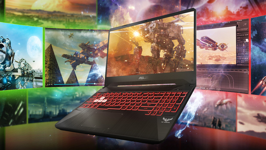 Notebook Asus TUF Gaming FX505DT-BQ051T černý