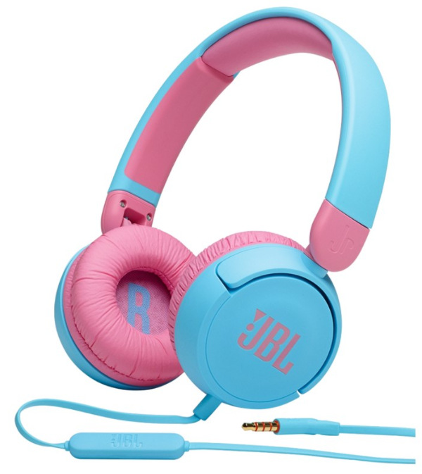 Sluchátka JBL JR 310 modrá/růžová Sluchátka JBL JR 310 modrá/růžová