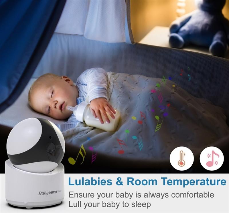 Dětská elektronická chůva Babysense Video Baby Monitor V65 bílá