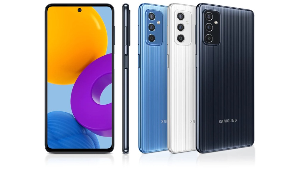 Mobilní telefon Samsung Galaxy M52 5G 6GB/128GB modrý