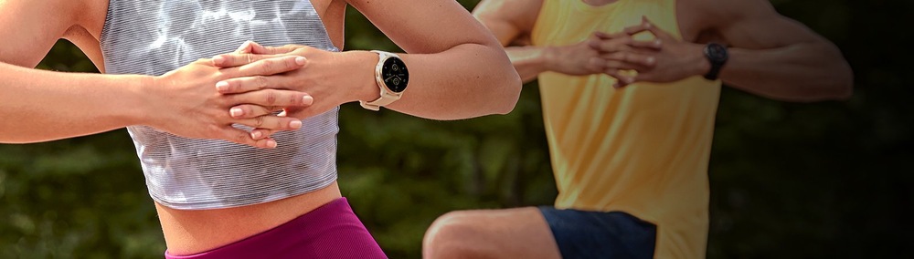 Chytré hodinky Garmin Venu 2 Plus - Slate/ Brown Leather Band
