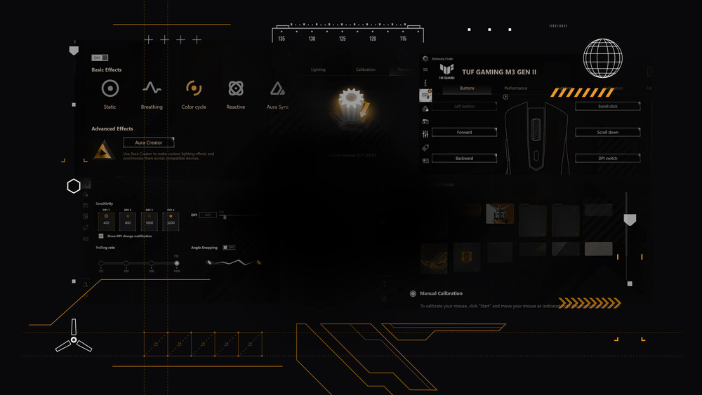 Myš Asus TUF GAMING M3 Gen II černá