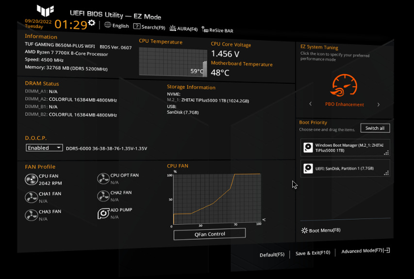 Základní deska Asus TUF Gaming B650-PLUS WIFI