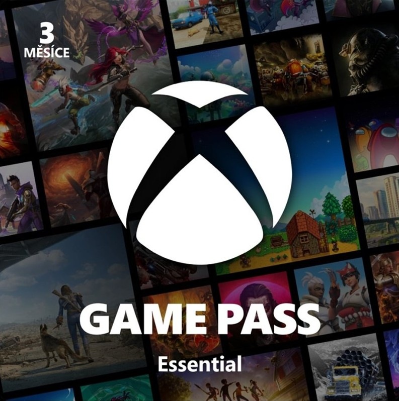 Microsoft Xbox Game Pass Essential - předplatné na 3 měsíce - elektronická licence Microsoft Xbox Game Pass Core - předplatné na 3 měsíce - elektronická licence