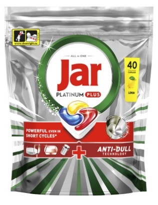Tablety do myčky Jar Platinum Plus Lemon (40 ks)