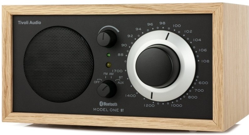 Radiopřijímač Tivoli Audio Model One BT černý/hnědý