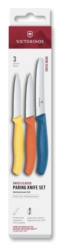 Praktická sada nožů Victorinox s ostrými čepelemi, barevné provedení