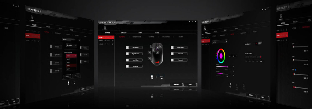 Myš Asus ROG Chakram černá