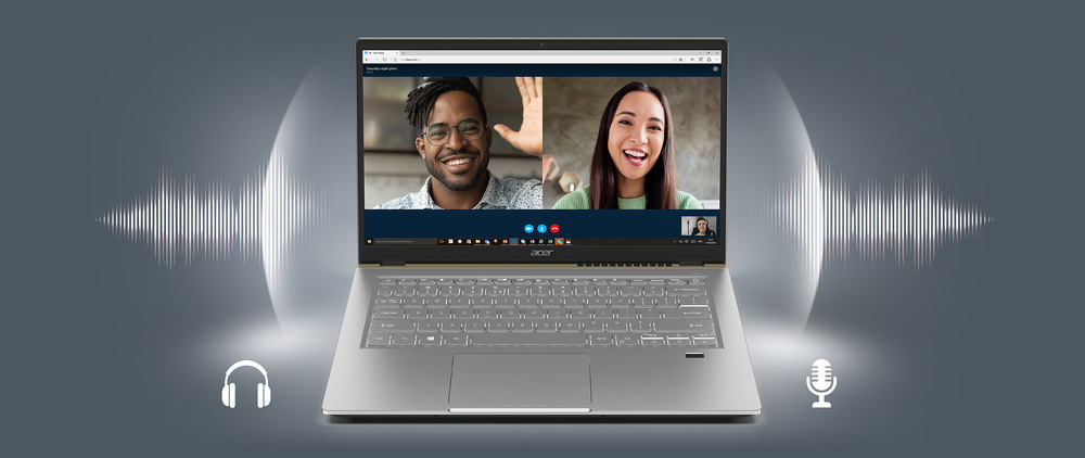Notebook Acer Swift X (SFX14-42G-R7B5) stříbrný