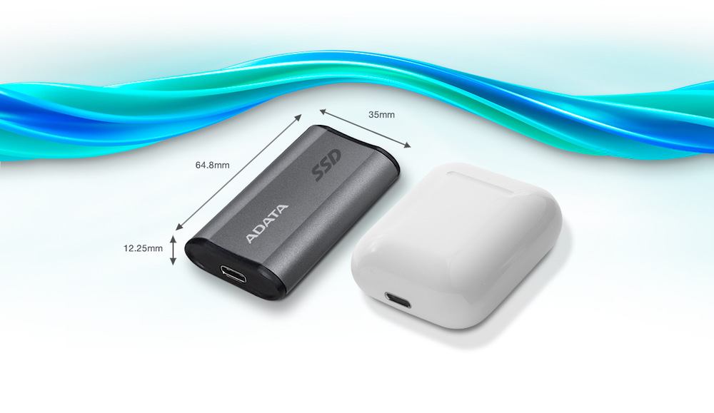 SSD externí ADATA SE880 500GB šedý ADATA SE880