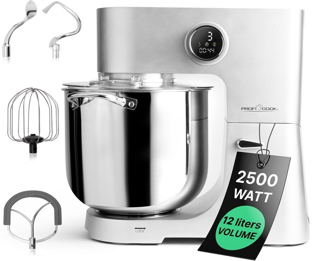 Kuchyňský robot Profi Cook KM 1254 stříbrný Kuchyňský robot Profi Cook KM 1254 stříbrný