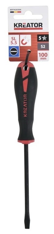 Šroubovák Kreator s magnetickým hrotem SL, délka 100 mm