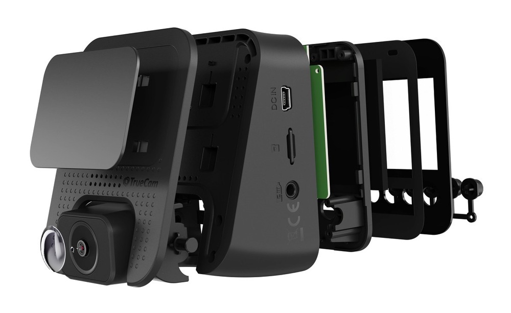 Autokamera TrueCam H25 GPS 4K (s hlášením radarů) černá Autokamera TrueCam H25 GPS 4K (s hlášením radarů) černá