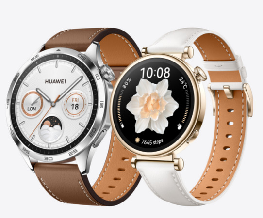 Chytré hodinky Huawei Watch GT 4 41 mm - Silver + Stainless Steel Strap