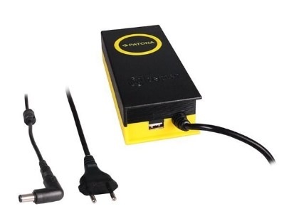Napájecí adaptér PATONA pro notebooky Dell, 19,5V, 4,7A, 90W, konektor 7,4x5mm+PIN, výstup USB Napájecí adaptér PATONA pro notebooky Dell, 19,5V, 4,7A, 90W, konektor 7,4x5mm+PIN, výstup USB