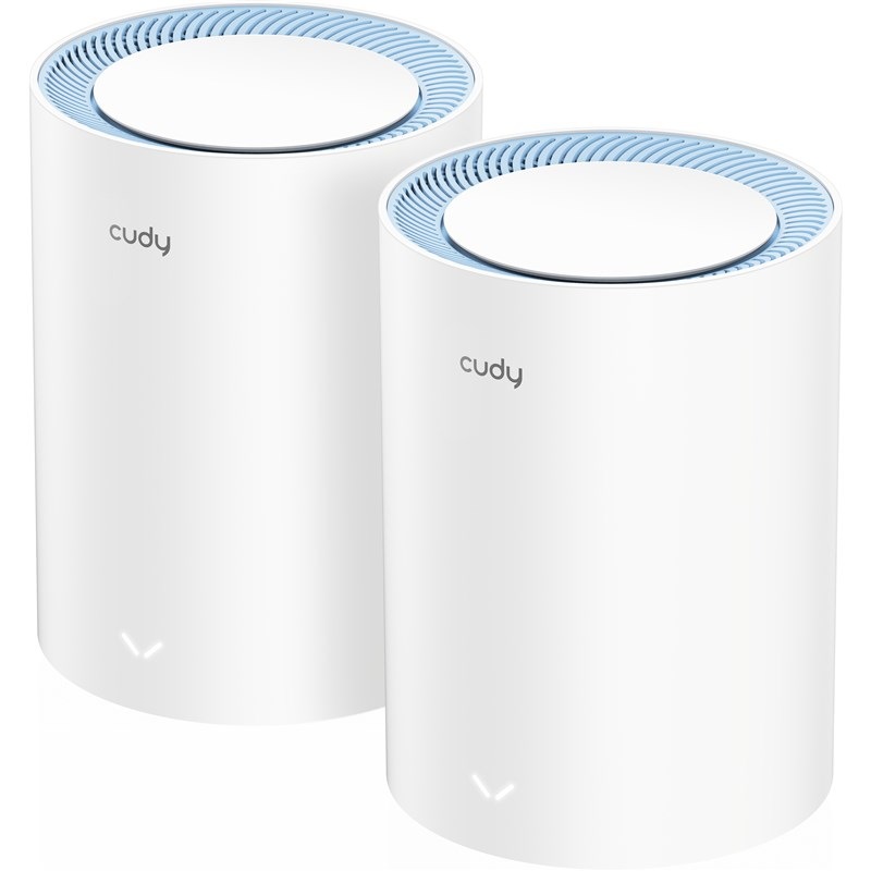 Komplexní Wi-Fi systém Cudy M1200 AC1200 Wi-Fi Mesh, set 2 ks bílý