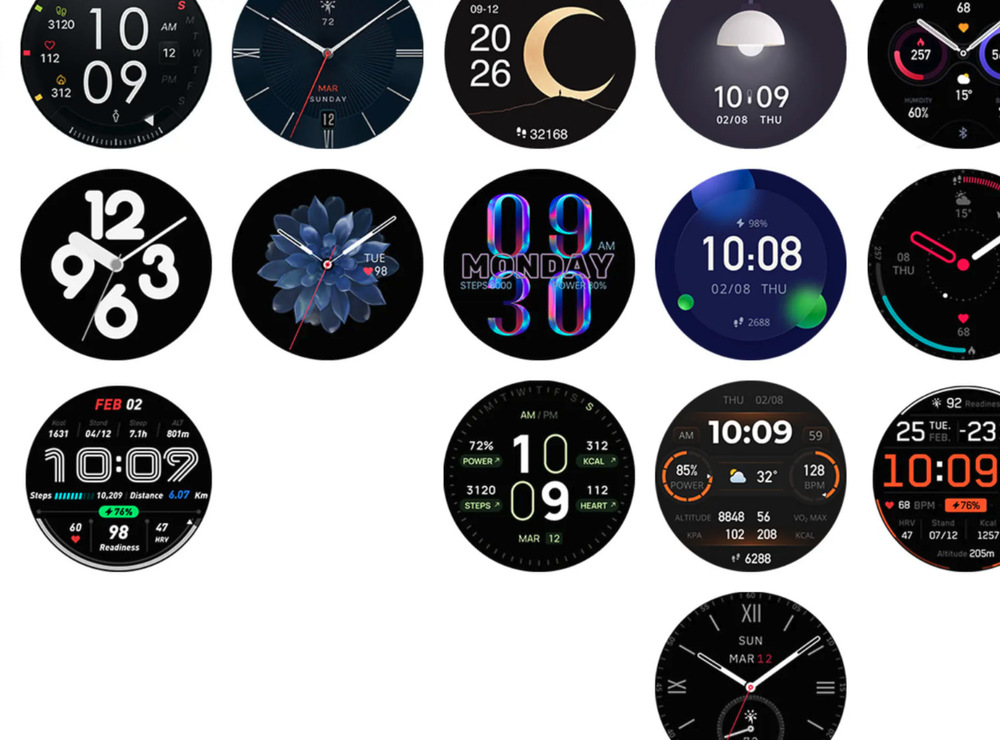 Chytré hodinky Amazfit Active 2 Premium NFC (Round) s koženým řemínkem černé