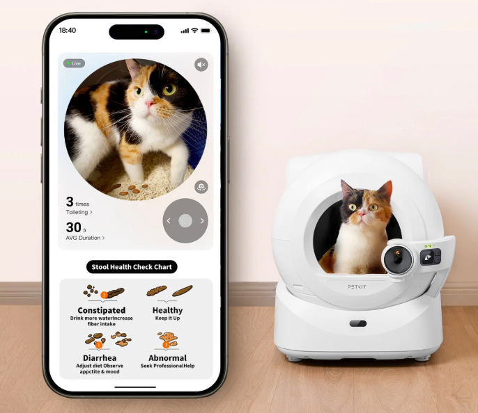 Chytrý záchod Petkit Purobot ULTRA s AI kamerou - bílý
