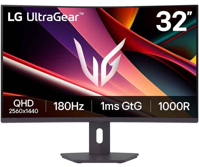 Monitor LG UltraGear 32G600A-B v černé barvě.