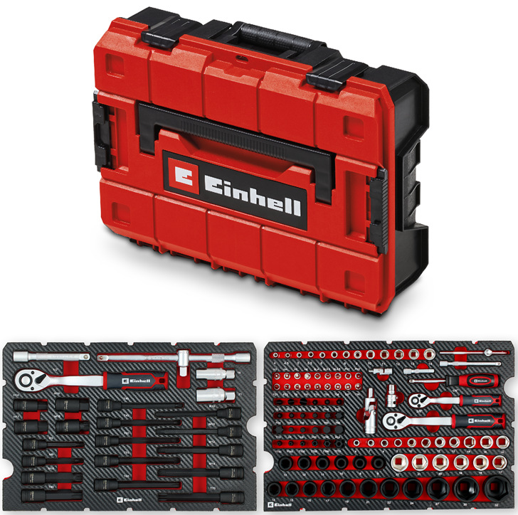 Sada gola klíčů Einhell Expert E-Case v počtu 121 ks