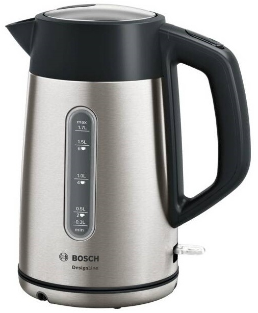 Rychlovarná konvice Bosch DesignLine TWK4P440 černá/nerez