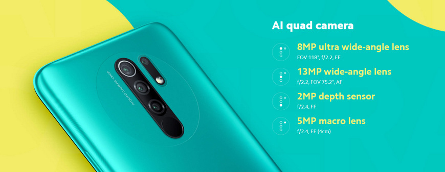 Mobilní telefon Xiaomi Redmi 9 64 GB - Sunset Purple