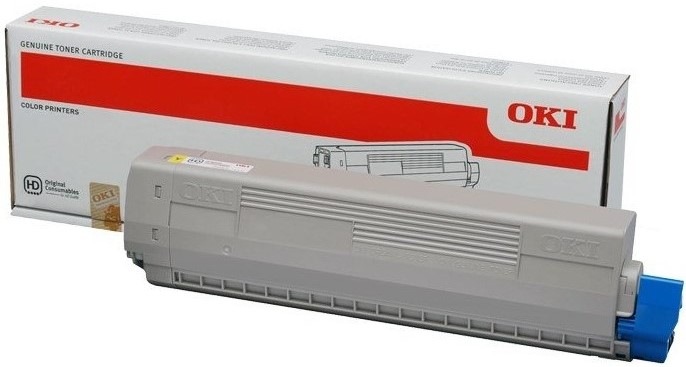 Toner OKI C831/841, 10000stran - žlutý