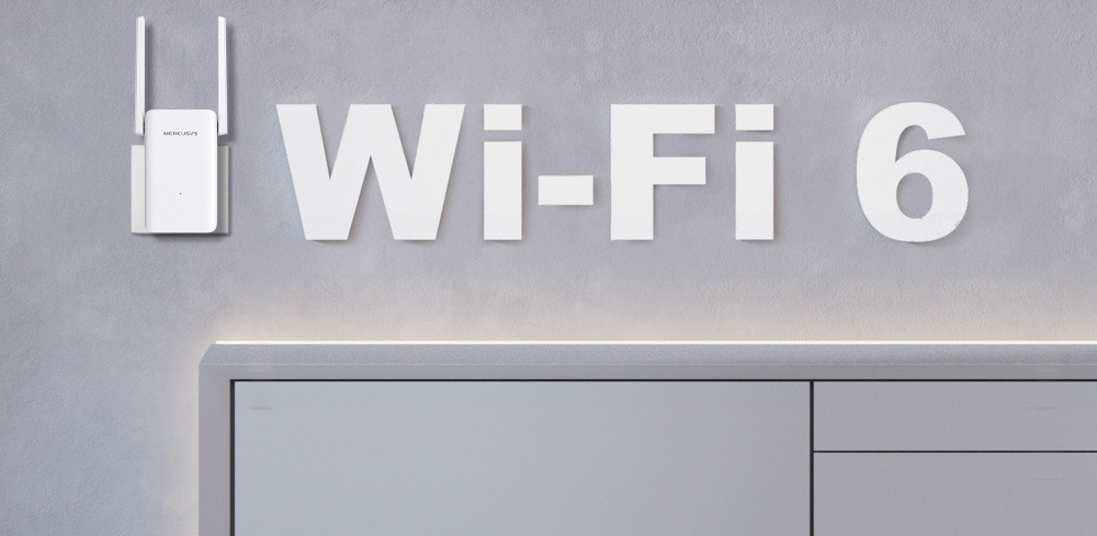 Wi-Fi extender Mercusys ME80X AX3000 bílý