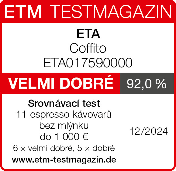 Espresso ETA Coffito, recenze