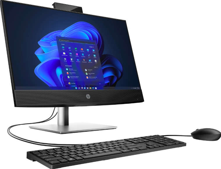 Počítač All In One HP ProOne 440 G9 23.8", bezdotykový, i7-12700T, SSD 512GB, UHD Graphics 770, Microsoft Windows 11 Pro - černý/stříbrný