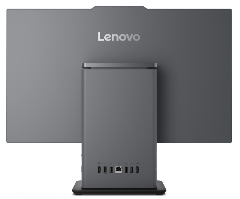 Počítač All In One Lenovo ThinkCentre neo 50a 27 Gen 5 šedý Detail počítače AIO Lenovo ze zadní strany