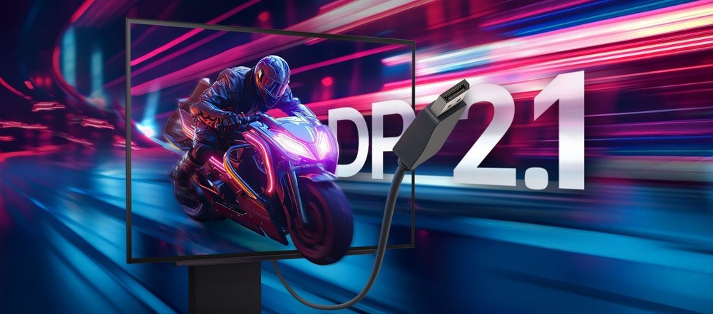 Herní monitor LG UltraGear 27GX790A-B černý Revoluční rozhraní DisplayPort 2.1 pro herní monitor LG UltraGear 27GX790A-B