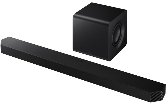 Soundbar Samsung HW-Q800H černý Soundbar Samsung HW-Q800H na bílém pozadí