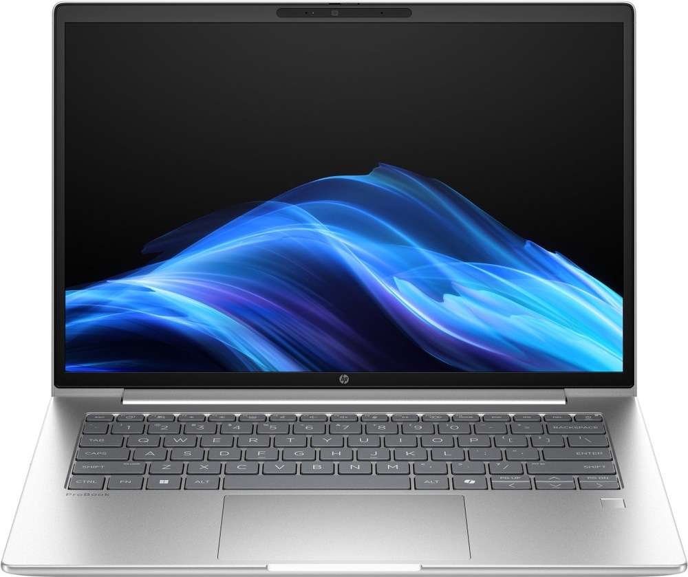 Notebook HP ProBook 4 G1i 14" stříbrný Přední strana HP ProBook 4 G1i s prostorným a kvalitním displejem