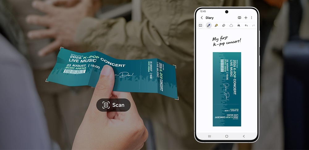 Mobilní telefon Samsung Galaxy S26 FE 5G s funkcí Circle to Search pro vyhledávání objektů zakroužkováním na displeji
